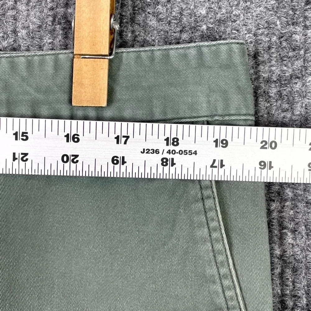 Quiksilver Straight Tapered Chino Pants Mens 39x24* Green Everyday Wear Skate